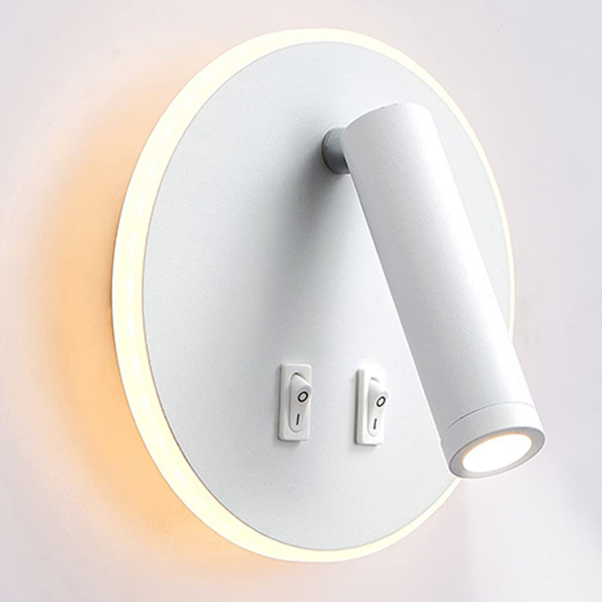 APLIQUE LED REDONDO CON CAÑON