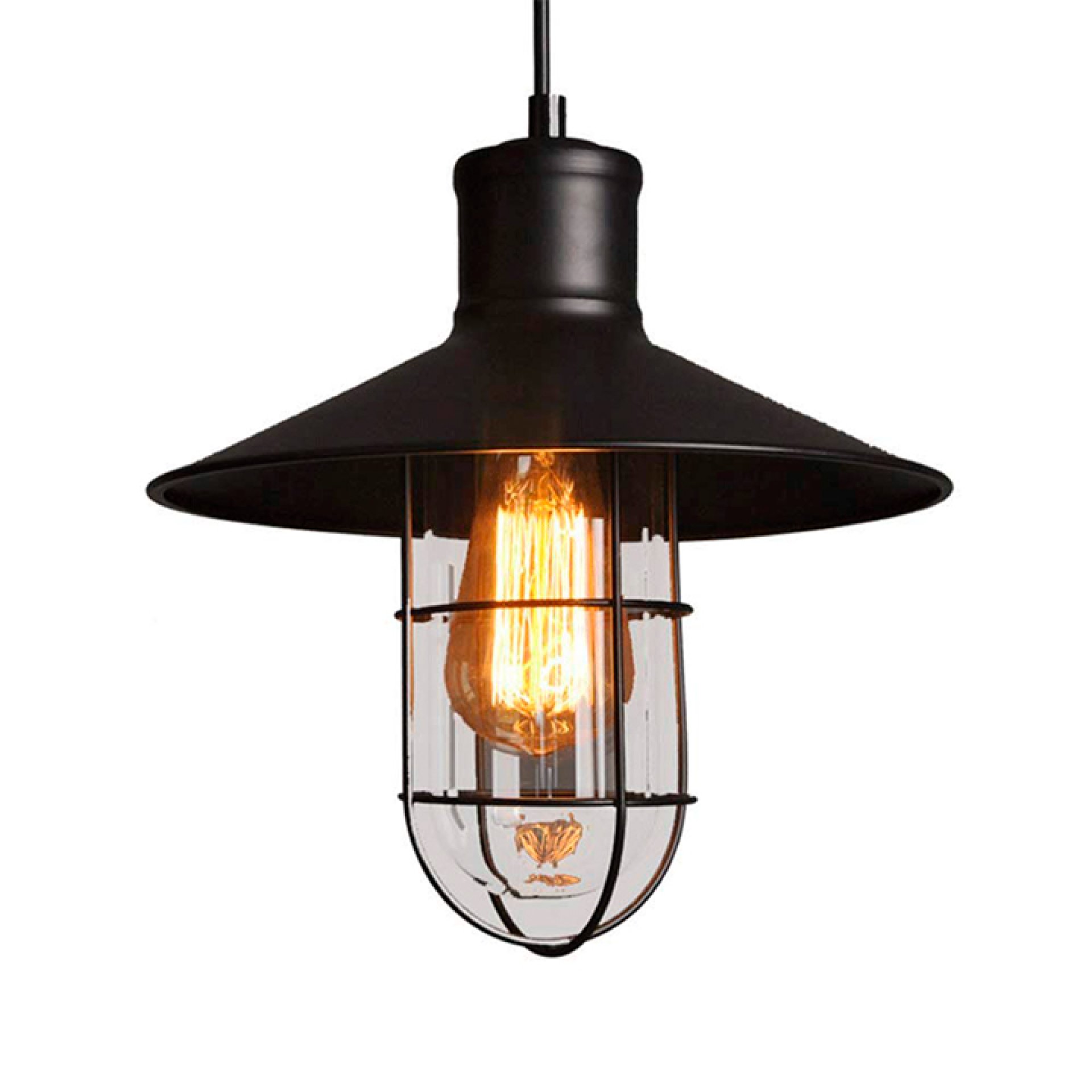 COLGANTE METALICO CAMPANITA CON REJA PROTECTOR