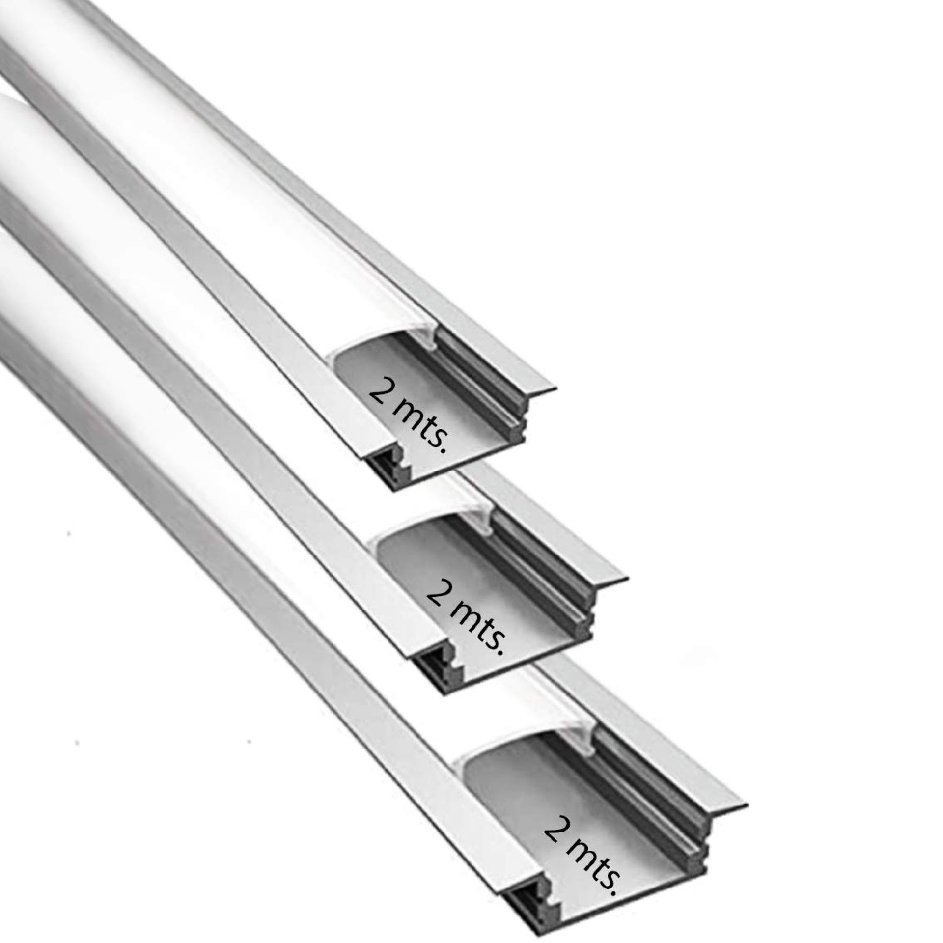 PERFIL DE ALUMINIO EMPOTRABLE (30x10mm)