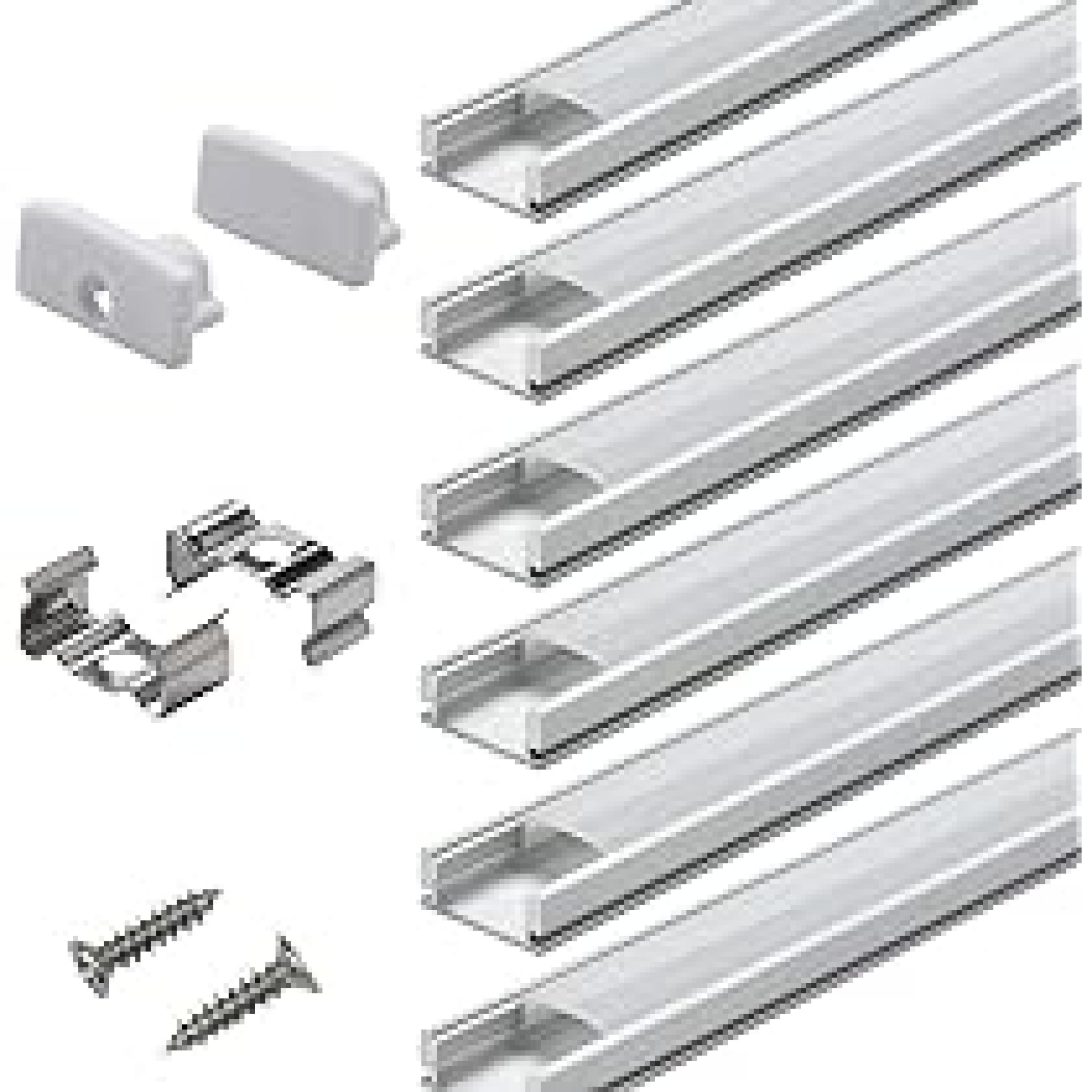 PERFIL DE ALUMINIO SOBREPUESTO (30x10mm)